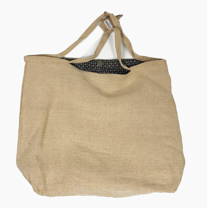 Washed Jute Shopper - Banish