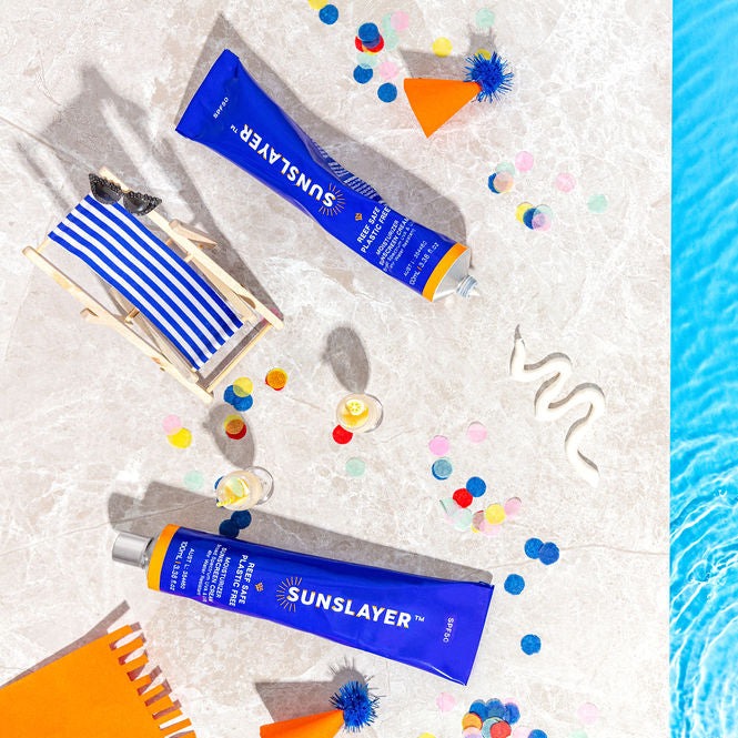 SUNSLAYER PARTY PACK - Sunscreen + Beauty Bag + Tube Key