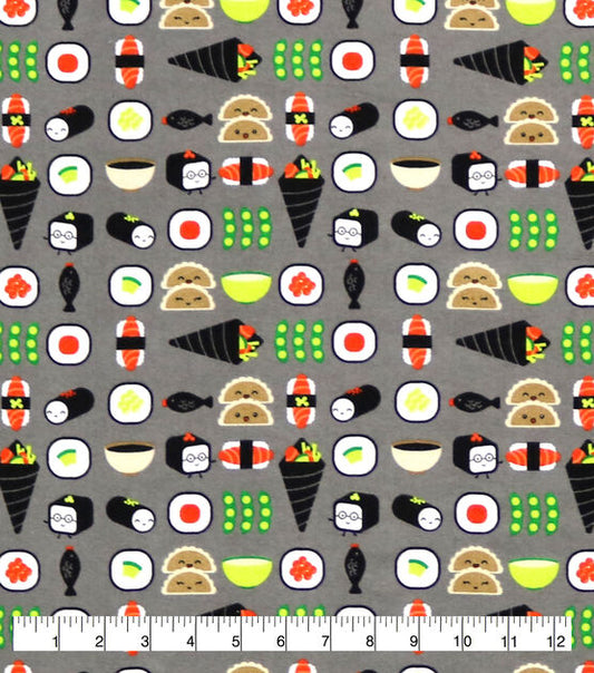 Unpaper Towels - Sushi Flannel