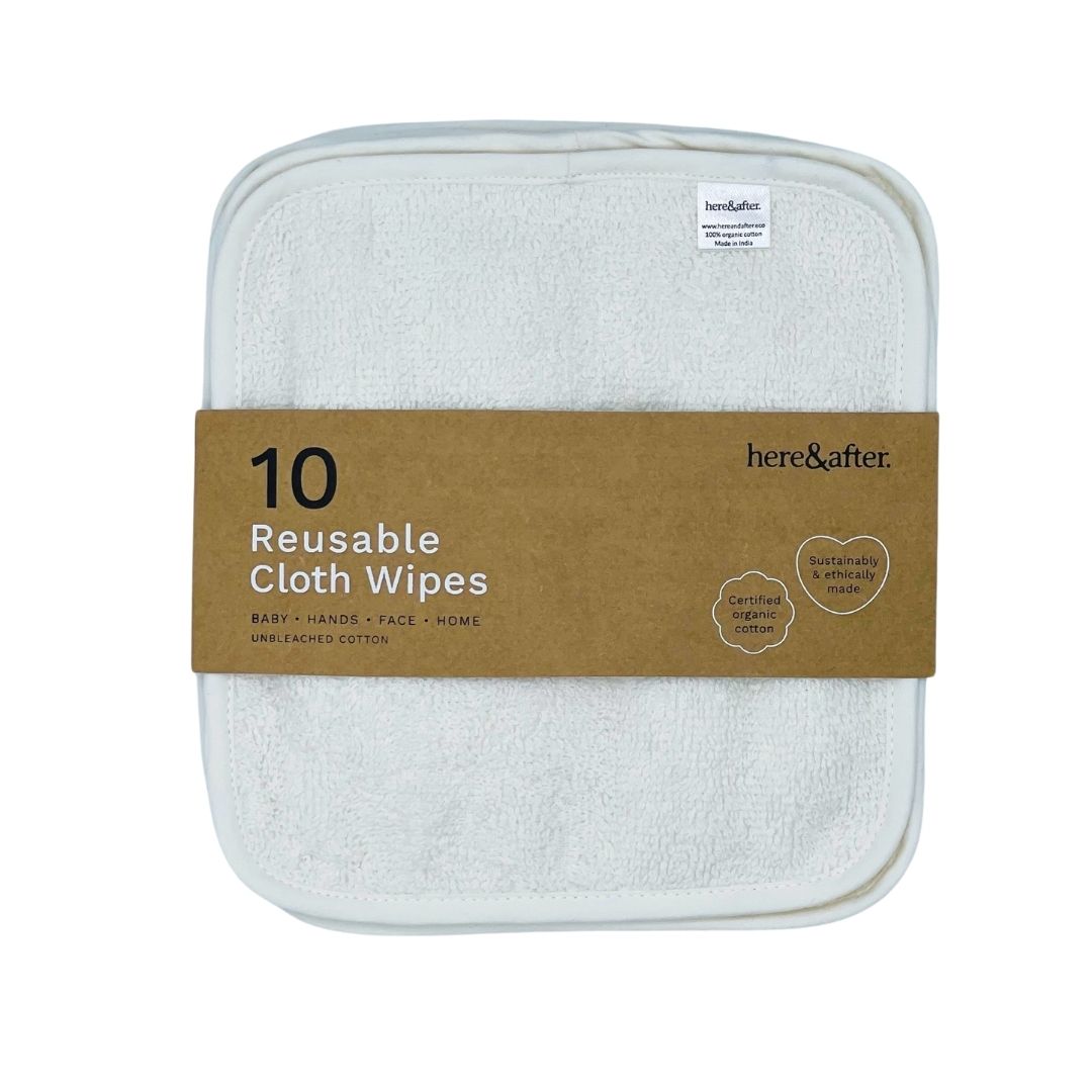 Reusable Organic Cloth Wipes