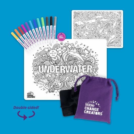 UNDERWATER Re-FUN-able™ Colouring Set