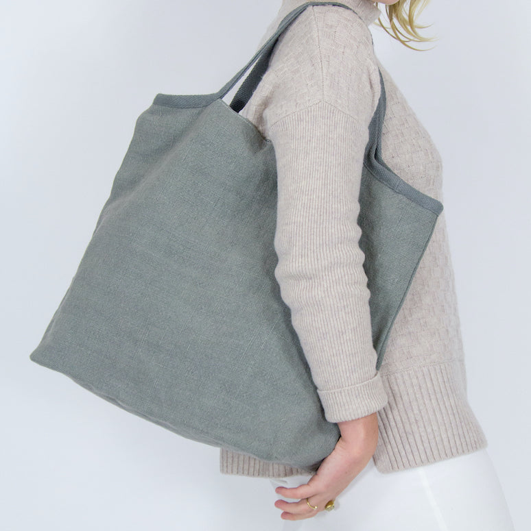 Washed Jute Shopper - Banish