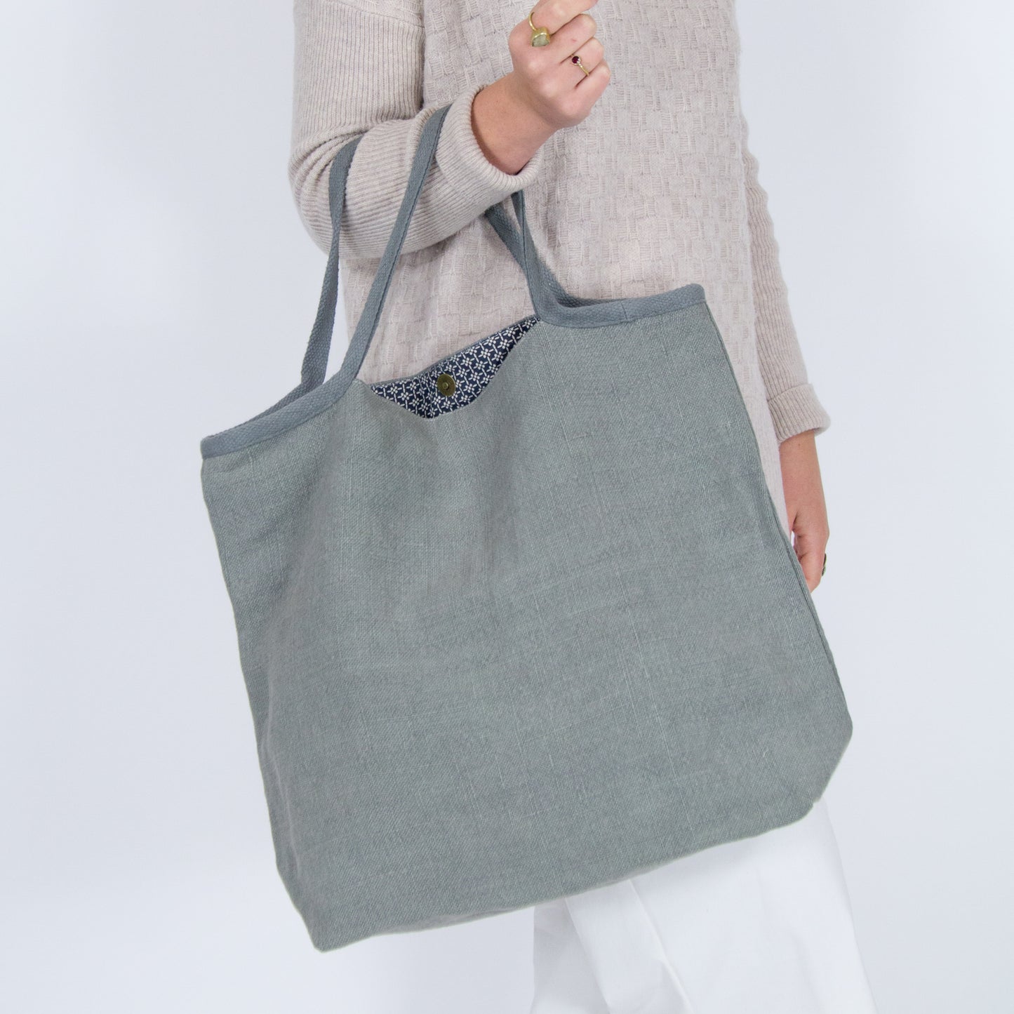 Washed Jute Shopper - Banish