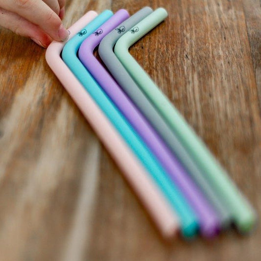 Reusable Silicone Straws 10 Pack - Banish
