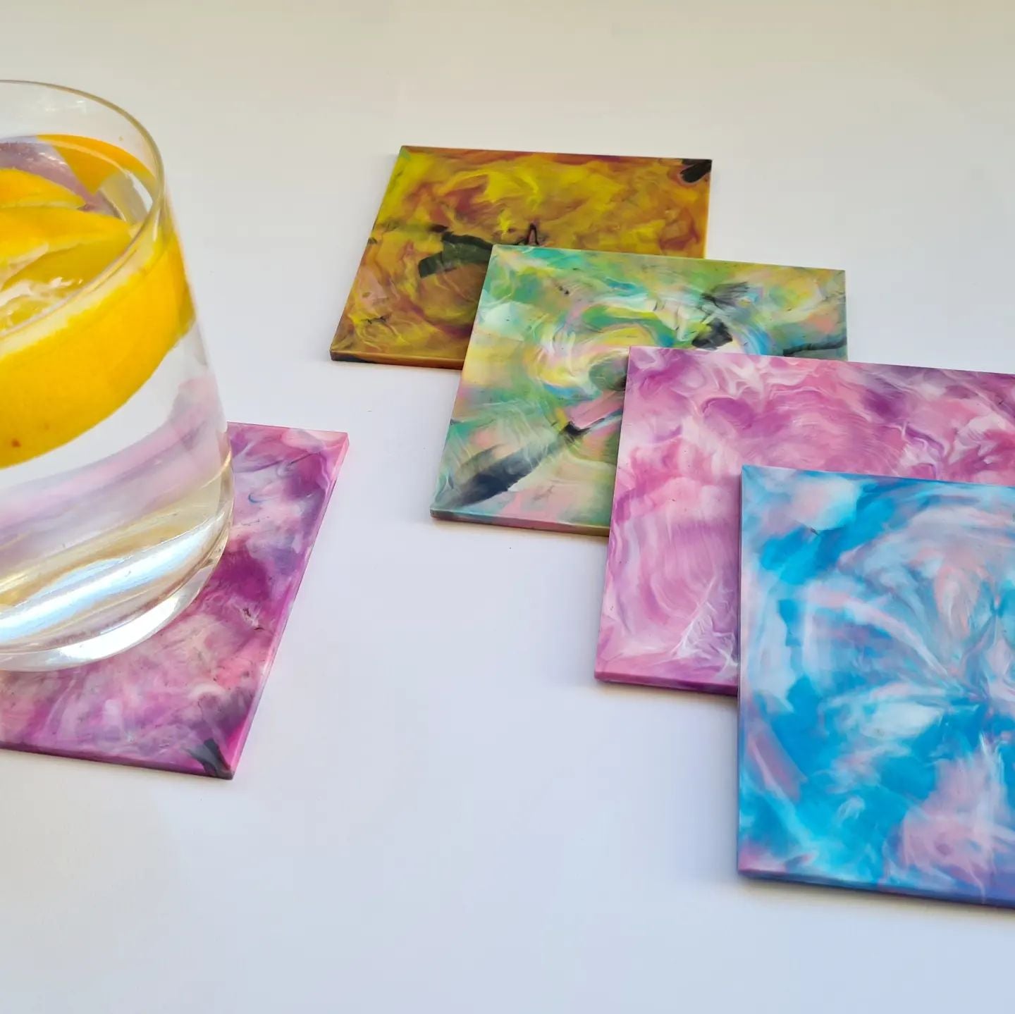 Recycled Plastic Coaster 4-pack