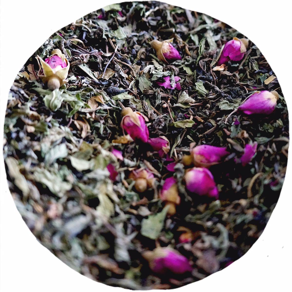 Green Tea, Mint & Rose Loose Leaf Blend - Banish
