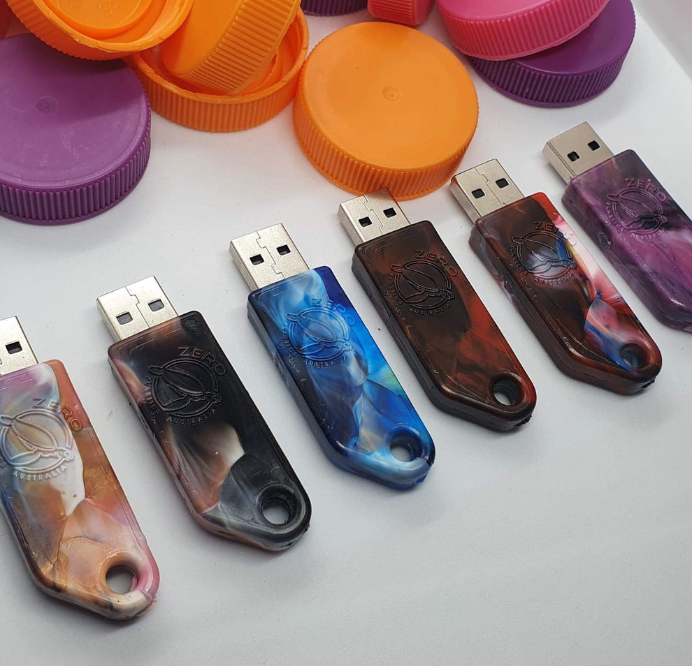Zero Plastics Australia Flash Drive | Banish