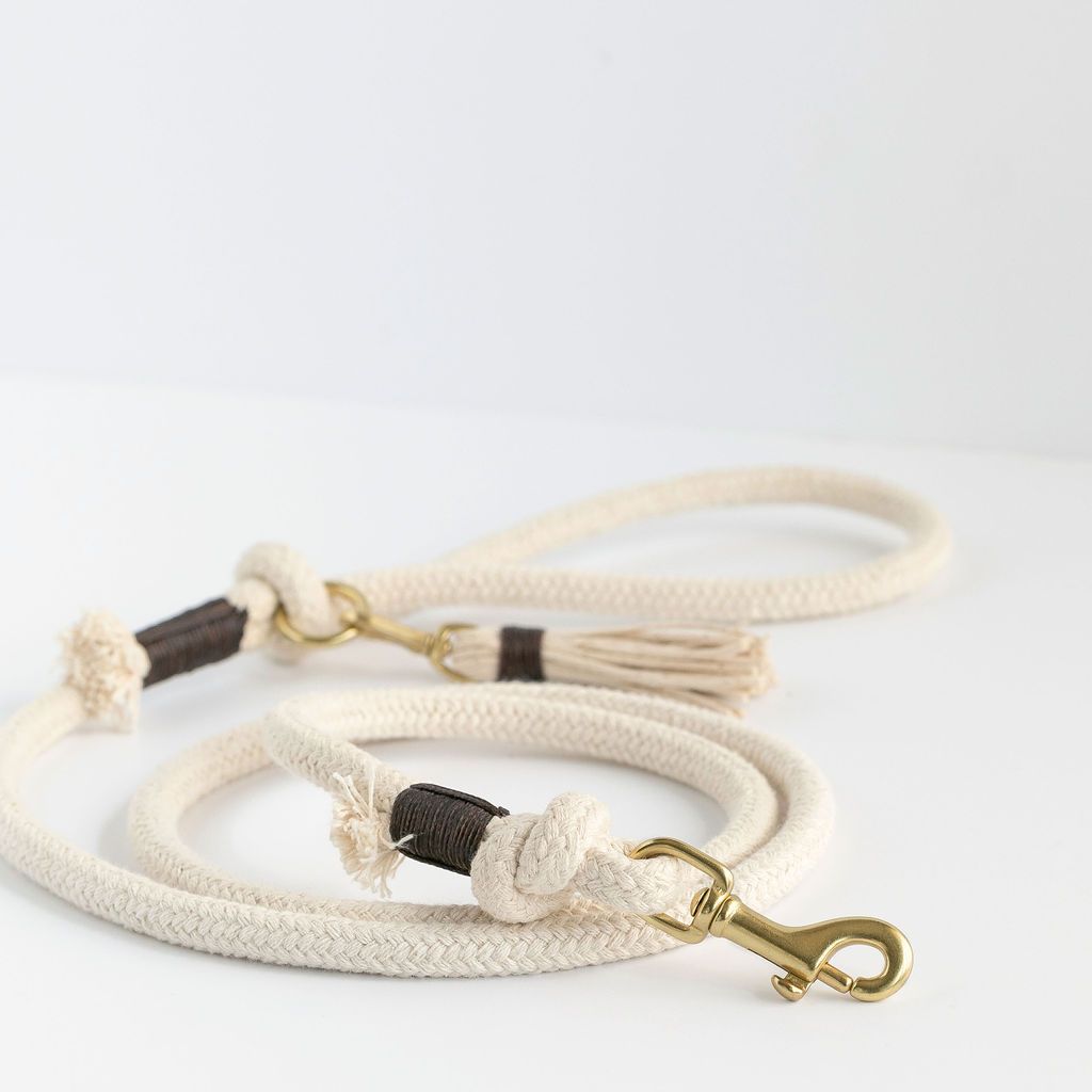 Organic Cotton Rope Dog Leashes - Banish