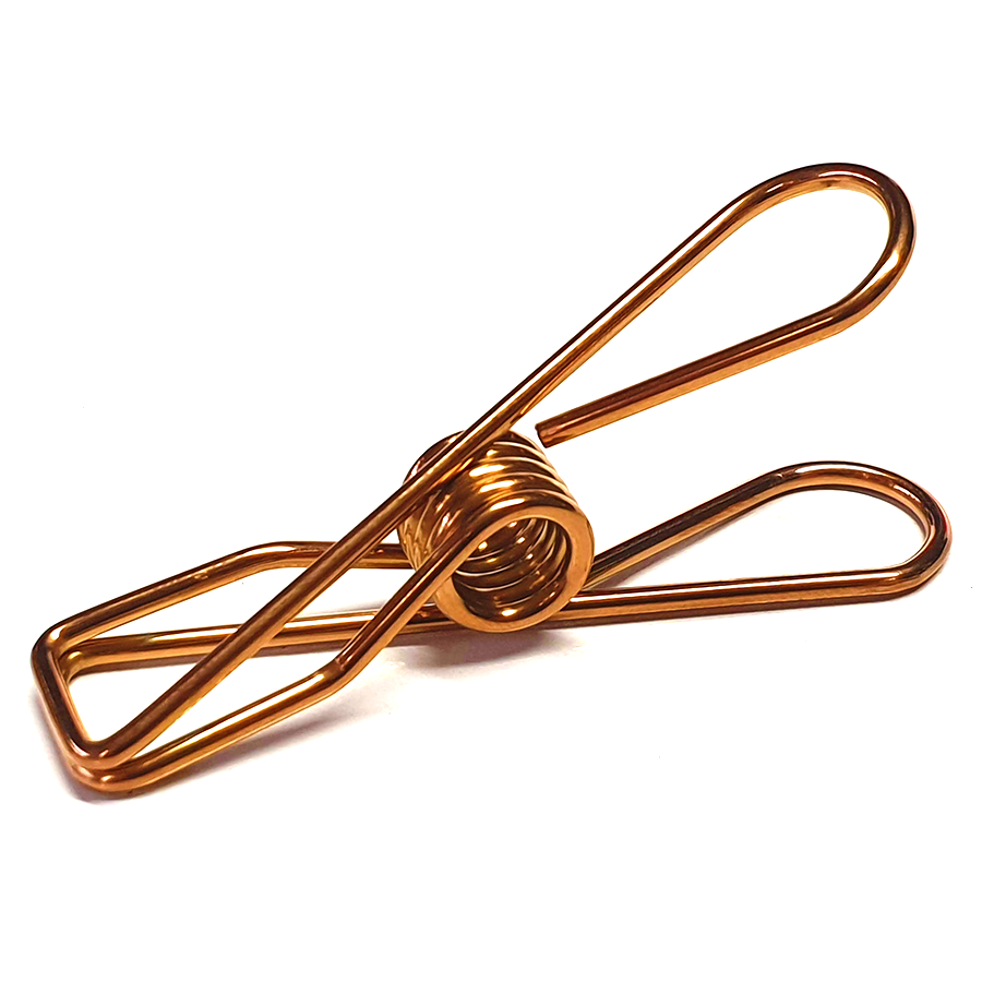 Rose Gold Stainless Steel Infinity Clothes Pegs - Banish