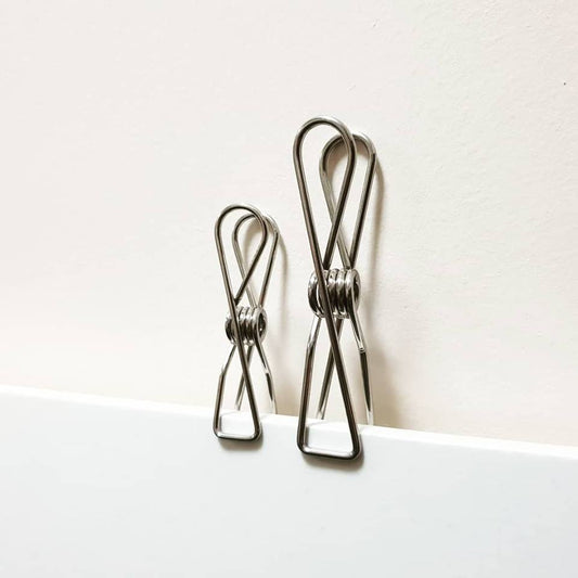 Stainless Steel Infinity Clothes Pegs - Banish