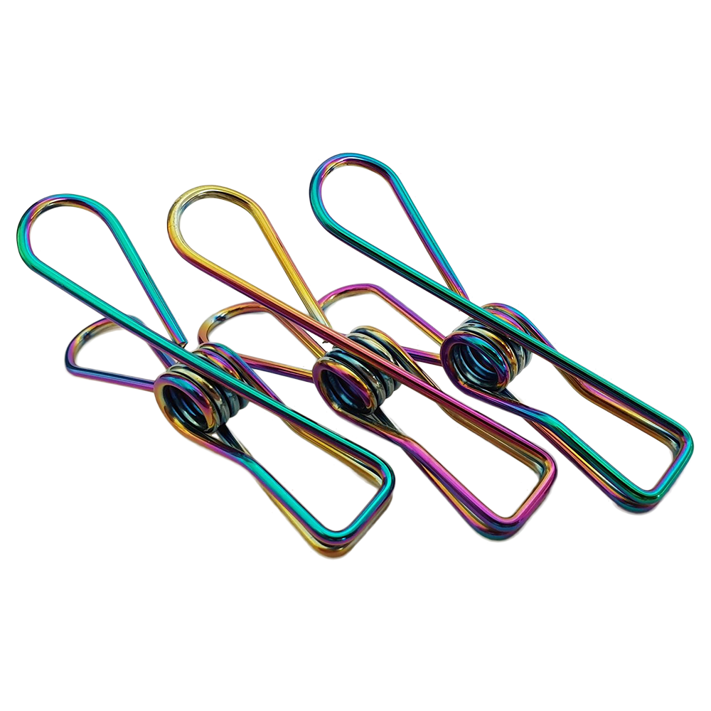 Rainbow Stainless Steel Infinity Clothes Pegs - Banish