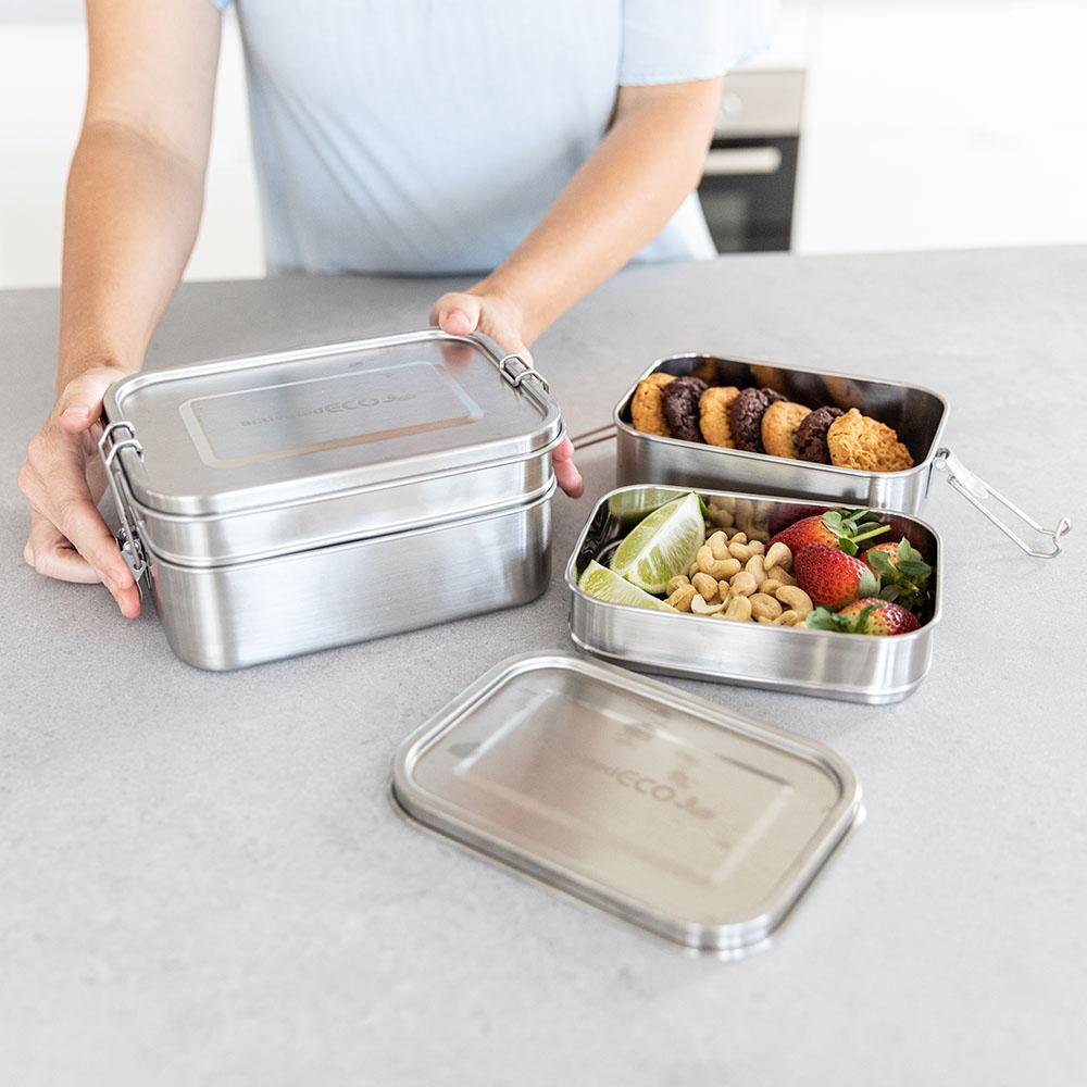 Stainless Steel Two Layer Lunch Box - Banish