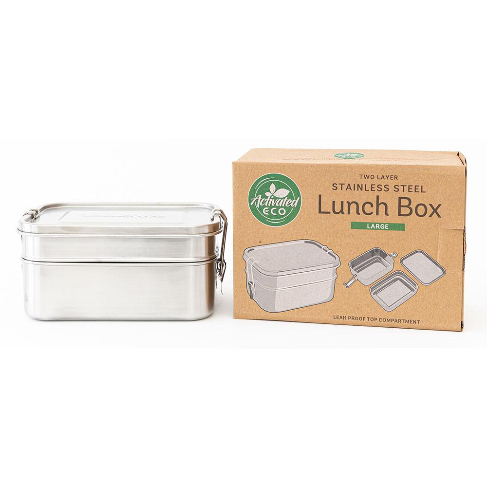 Stainless Steel Two Layer Lunch Box - Banish